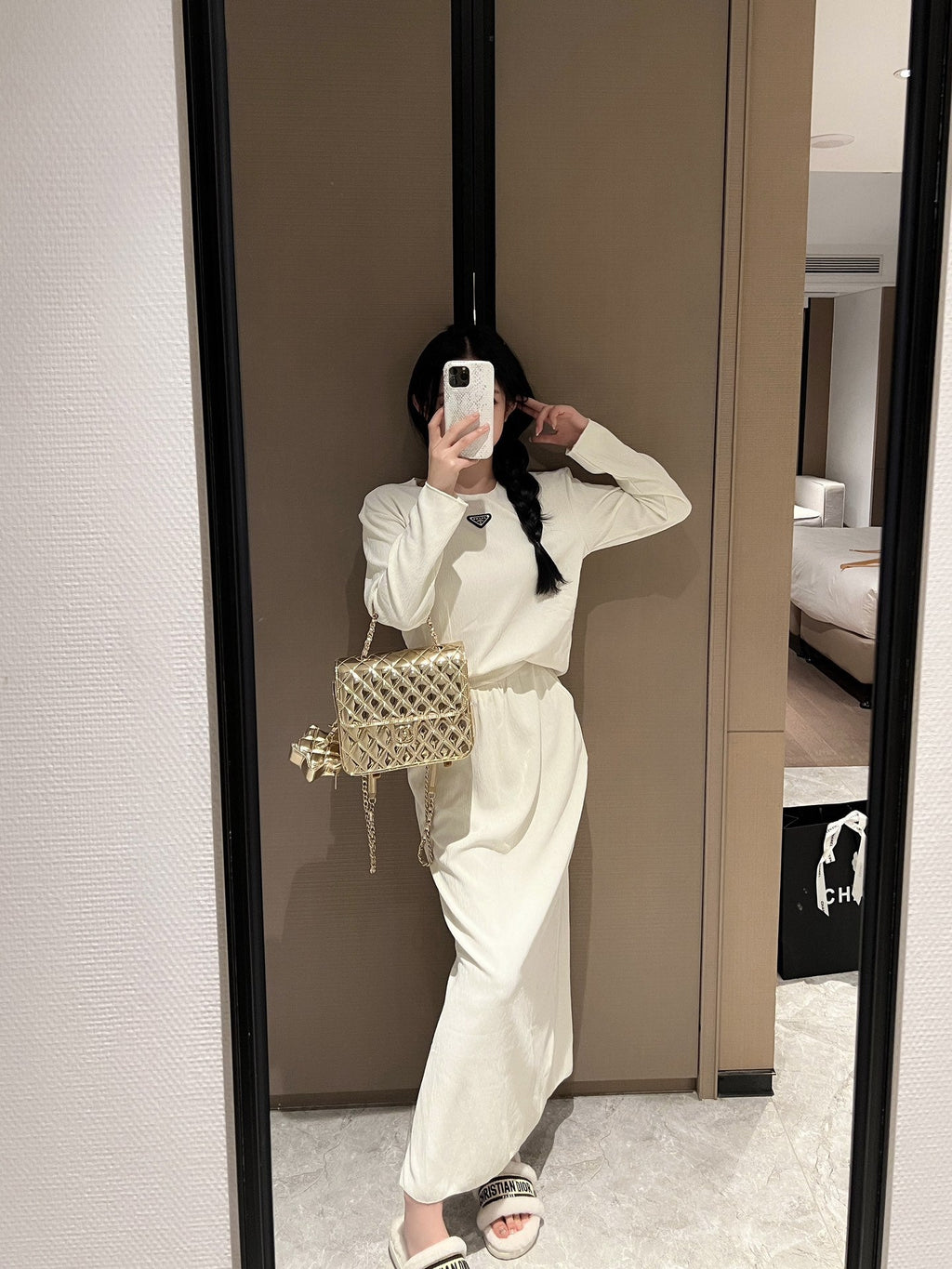 PRD Classic Long Sleeve Maxi Dress Set 0724101106