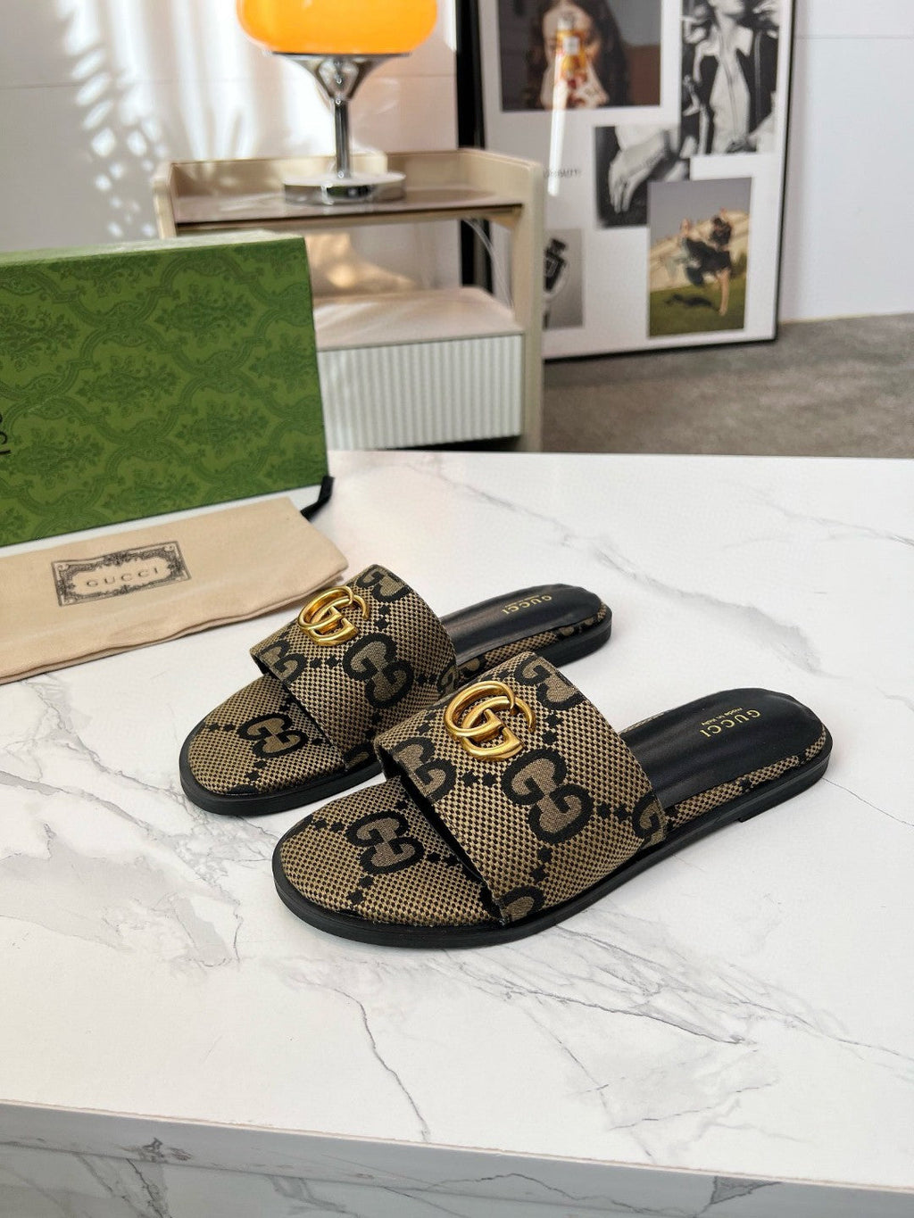 GG fashion print slippers 0725052806