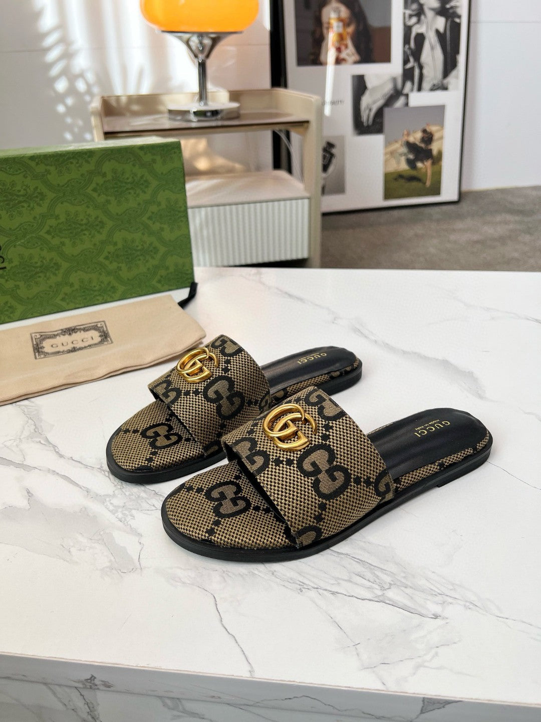 GG fashion print slippers 0725052806