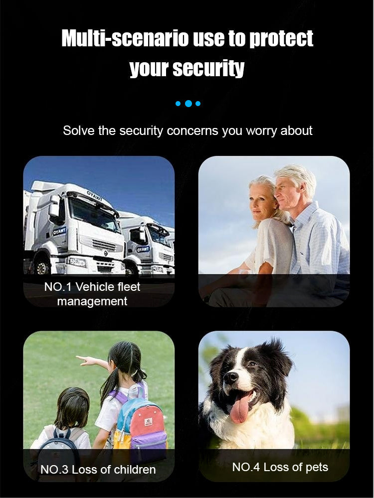 🔥【Anti-Loss Tracking Device】Features a recording function with storage for 180 days, accessible at any time.