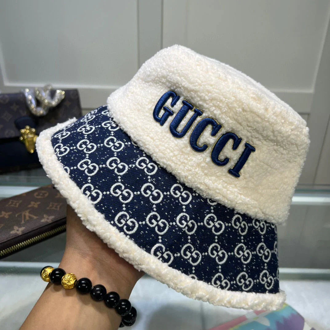 Unisex embroidered pattern warm fisherman hat 1024111320