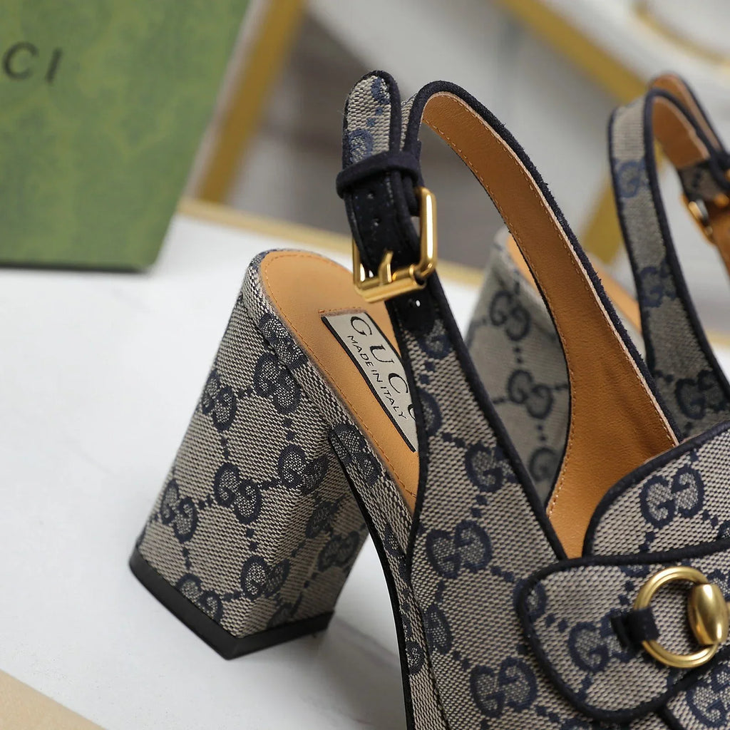 New Women's Horsebit Mid-heeled Sandals and High Heels