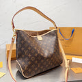 New Wide Shoulder Strap Classic Print Tote Bag XC1623071706