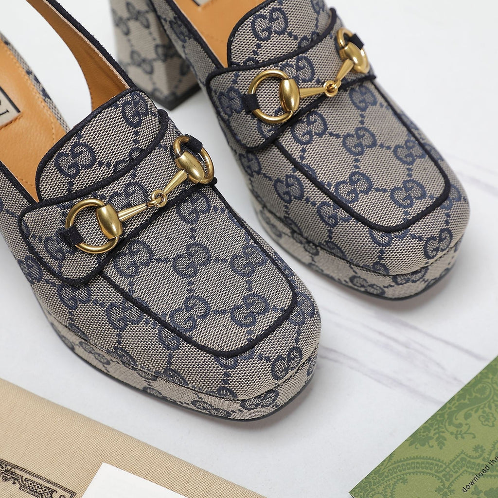 New Women's Horsebit Mid-heeled Sandals and High Heels