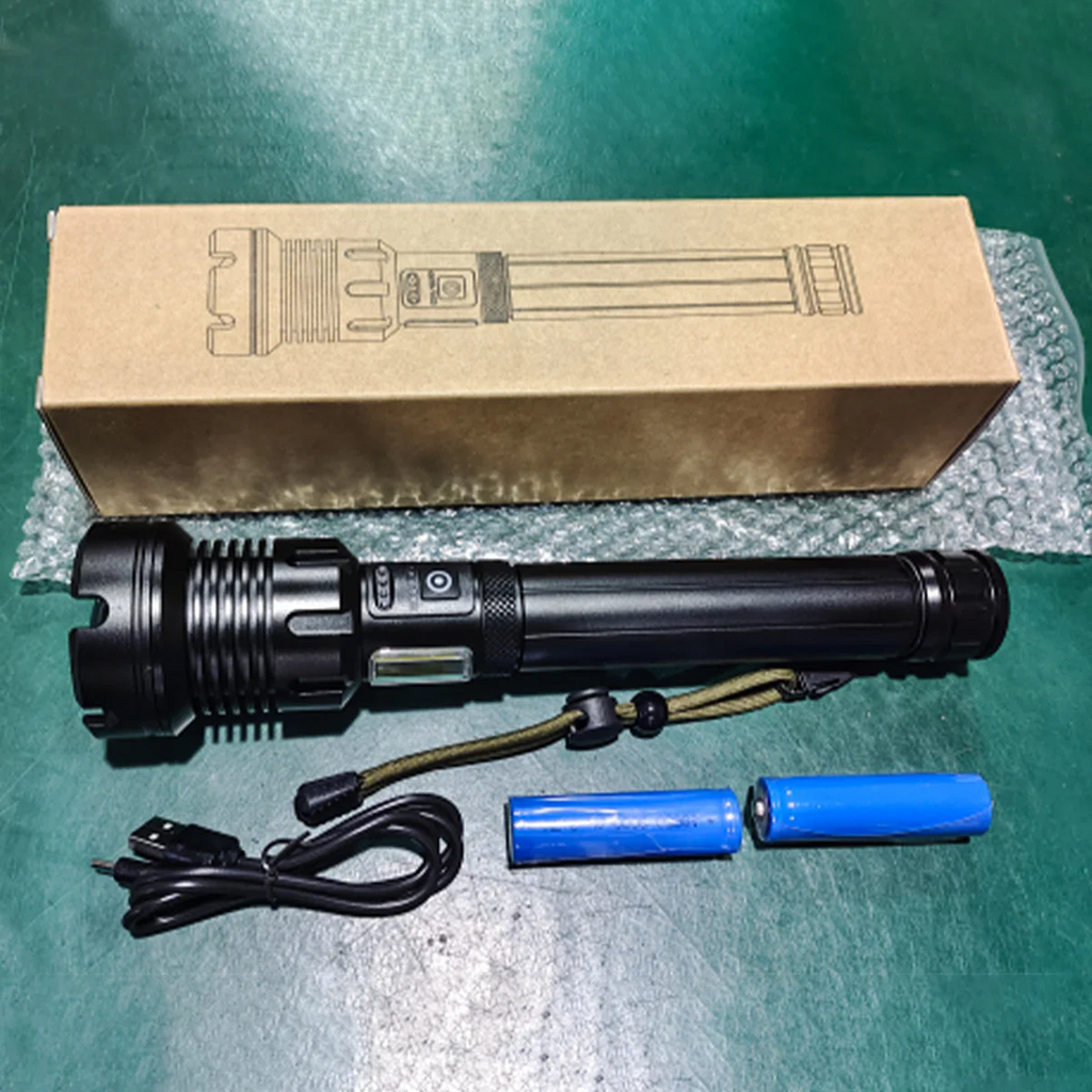 🔦 60% OFF! 🎉 90000 Lumen Rechargeable Flashlight – Extreme Brightness, Waterproof & Long Battery Life 📦