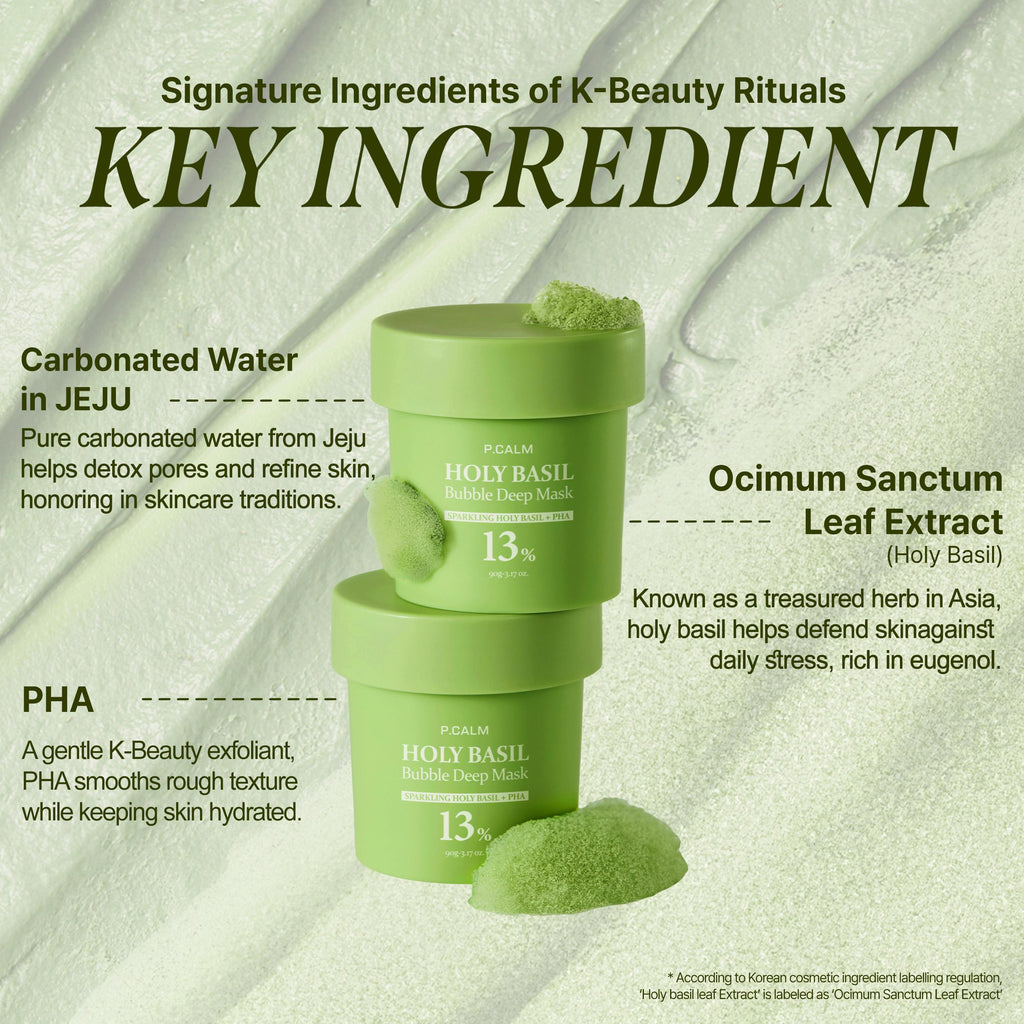 Holy Basil Bubble Deep Mask 90g
